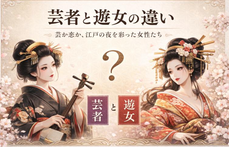 芸者と遊女の違い｜芸か恋か、江戸の夜を彩った女性たち